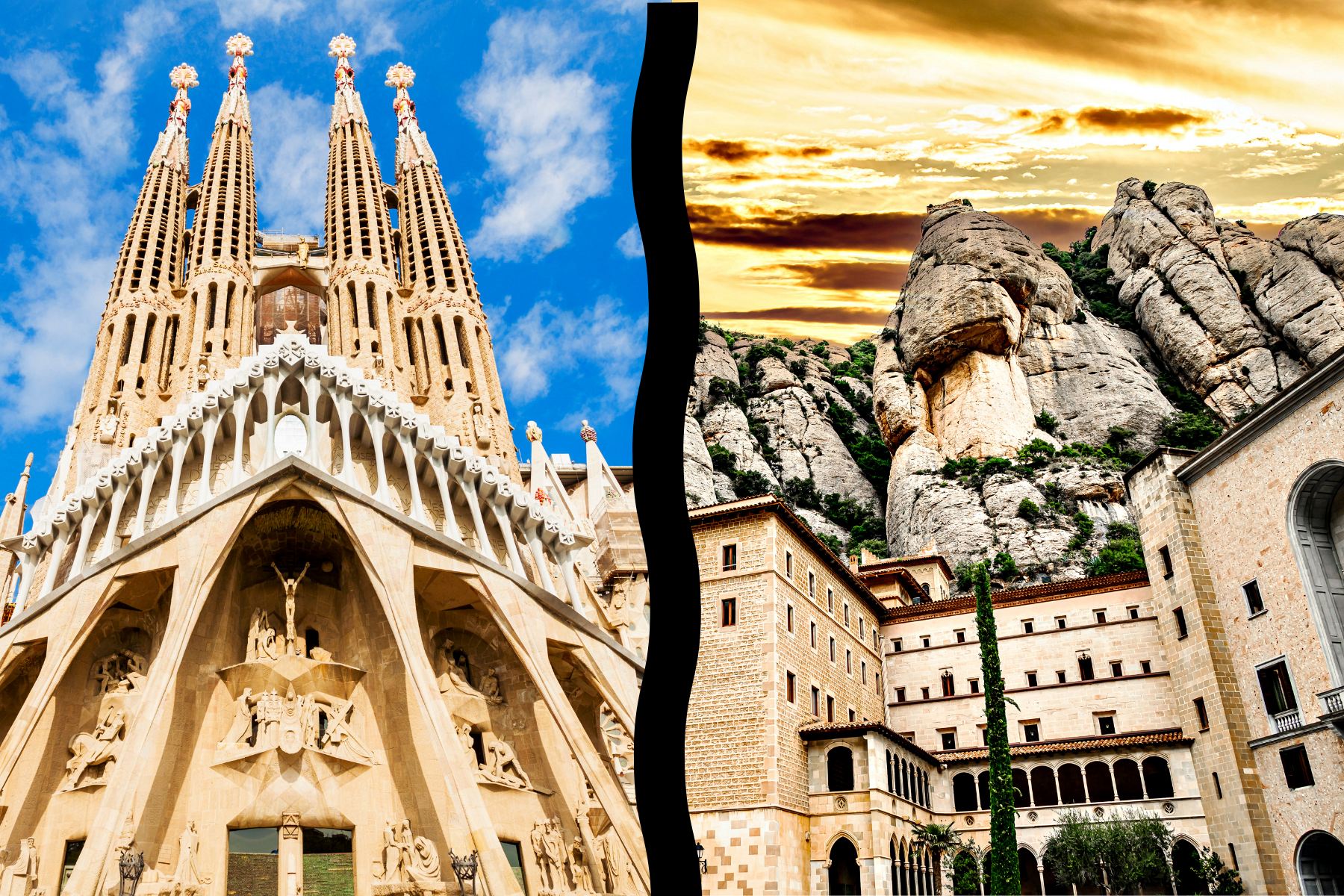 Montserrat i Sagrada Familia z Barcelony - wycieczka z przewodnikiem
